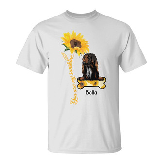 Personalized You Are My Sunshine Dog T Shirt - Thegiftio UK