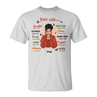 Personalized You Are T Shirt - Thegiftio UK