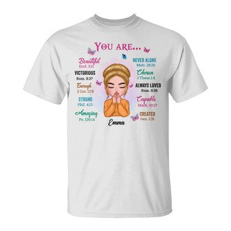 Personalized You Are T Shirt - Thegiftio UK