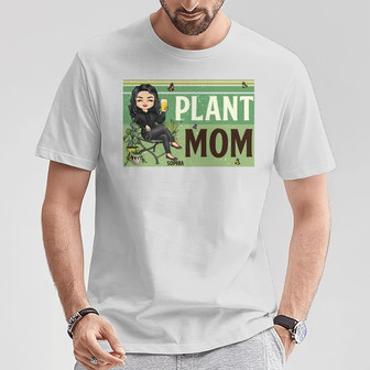 Plant Mom Gardening Personalized T-Shirt - Thegiftio UK