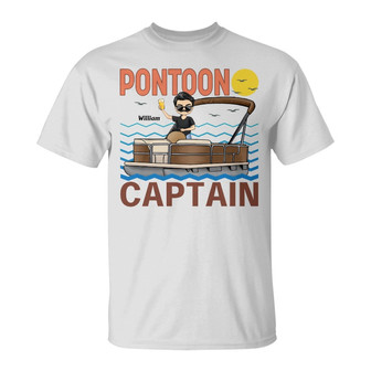 Pontoon Captain Pontoon Queen Custom T-Shirt - Gift for Her - Thegiftio UK
