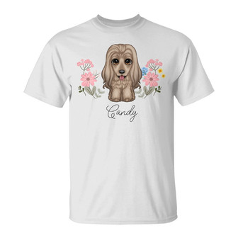Portrait Pet With Flowers Custom T-Shirt - Pet Lovers Gift - Thegiftio UK