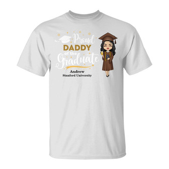 Proud Family Of The Graduate Custom T-Shirt - Thegiftio UK