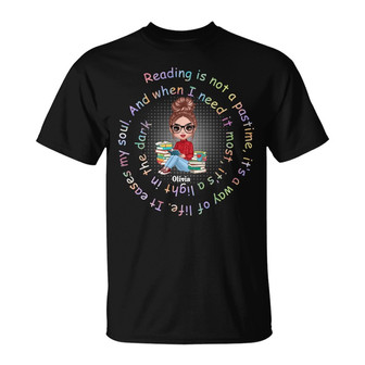 Reading It's A Way Of Life Custom T-Shirt - Gift for Readers - Thegiftio UK