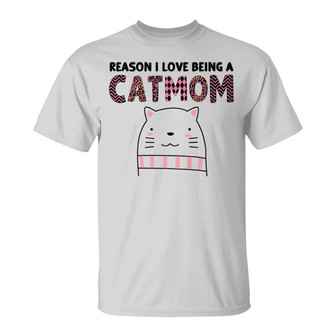 Reason Being Cat Mom Custom T-Shirt - Gift for Cat Lovers - Thegiftio UK