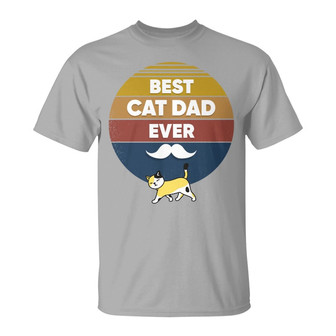 Retro Cat Dad Personalized T-Shirt - Gift for Cat Dads - Thegiftio UK