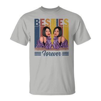 Retro Fashion Besties Custom T-Shirt - Gift for Family - Thegiftio UK