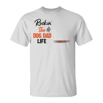 Rockin Dog Dad Life Old Man Custom T-Shirt - Gift for Dad - Thegiftio UK