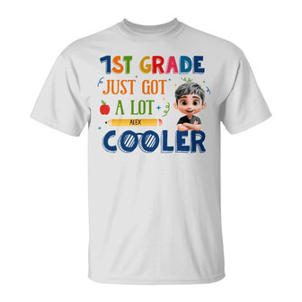 School Just Got A Lot Cooler Custom T-Shirt - Gift for Kids - Thegiftio UK