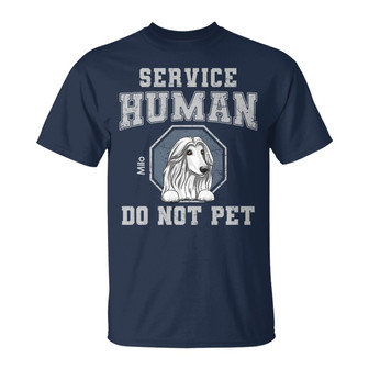 Service Human Gift For Dog Lover Custom T-Shirt - Dog Lovers - Thegiftio UK