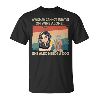 She Also Needs A Dog Personalized T-Shirt - Gift for Dog Mom - Thegiftio UK