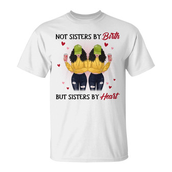 Sisters By Heart Personalized T-Shirt - Gift for Family - Thegiftio UK