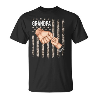 Stars And Stripes Grandpa Is Like Dad Without Rules Custom - Thegiftio UK