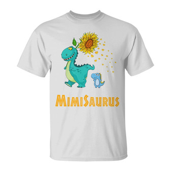 Sunflower Grandmasaurus Custom T-Shirt - Gift for Grandma - Thegiftio UK