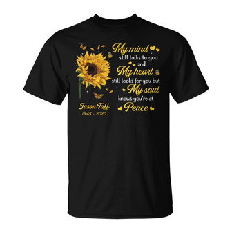 Sunflower My Mind Still Talks To You Custom Shirt - Gift - Thegiftio UK