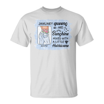Sunshine Mixed With A Little Hurricane Custom T-Shirt - Gift - Thegiftio UK