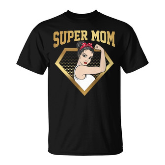 Super Mom Strong Woman Custom T-Shirt - Gift for Mom - Thegiftio UK