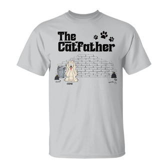 The Catfather The Dogfather Custom T-Shirt - Pet Lovers Gift - Thegiftio UK