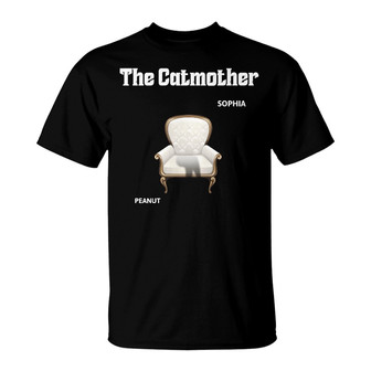 The Catmother Cool Outfit Custom T-Shirt - Gift for Cat Moms - Thegiftio UK