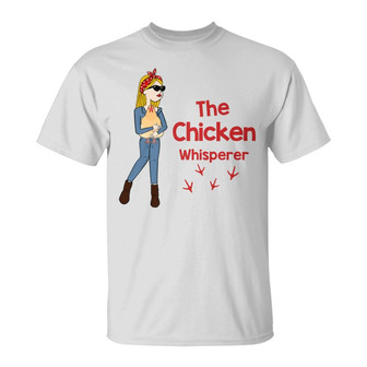 The Chicken Whisperer Stick Lady Custom T-Shirt - Pet Gift - Thegiftio UK