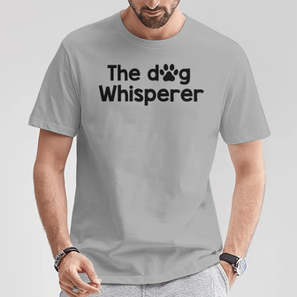 The Dog Whisperer Peeking Dog Custom T-Shirt - Gift for Dogs - Thegiftio UK