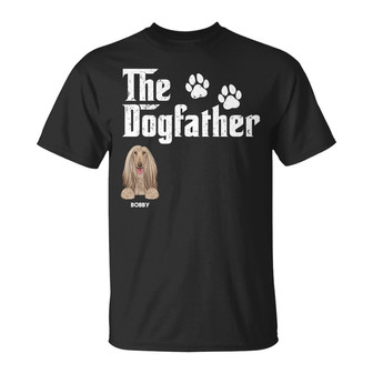 The Dogfather Semi Real Custom T-Shirt - Gift for Dog Dad - Thegiftio UK