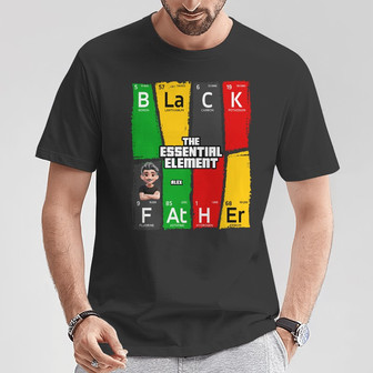 The Essential Elements Custom T-Shirt - Gift for Dad - Thegiftio UK