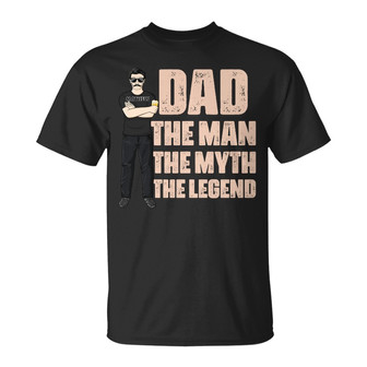 The Man The Myth The Legend Custom T-Shirt - Gift for Family - Thegiftio UK