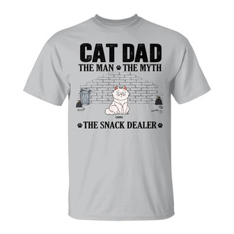 The Man The Myth The Snack Dealer Custom T-Shirt - Cat Gift - Thegiftio UK