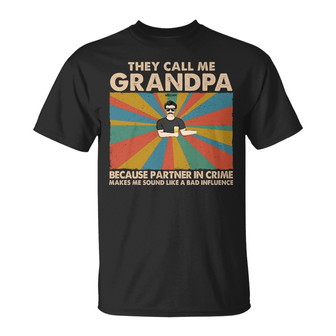 They Call Me Grandpa Custom T-Shirt - Gift for Grandfather - Thegiftio UK