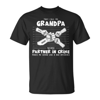 They Call Me Grandpa Custom T-Shirt - Gift for Grandpa - Thegiftio UK