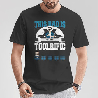 This Dad Is Toolrific Custom T-Shirt - Gift for Father - Thegiftio UK