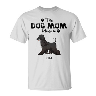 This Dog Mom Belongs To Walking Dogs Custom T-Shirt - Gift - Thegiftio UK