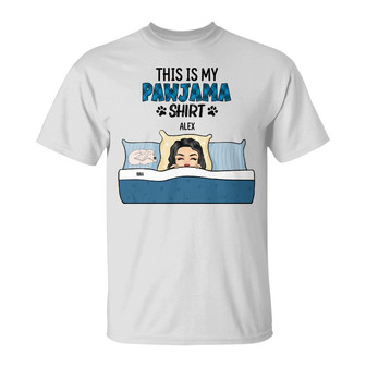 This Is My Pawjama Shirt Custom T-Shirt - Gift for Dog Moms - Thegiftio UK