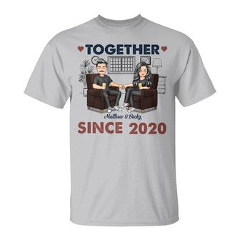 Together Since Personalized T-Shirt - Anniversary Gift - Thegiftio UK