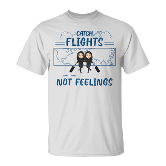 Travel Bestie Just Born With The Sky Custom T-Shirt - Gift - Thegiftio UK