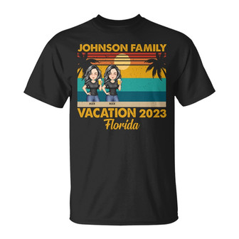 Vacation Traveling Beach Custom T-Shirt - Gift for Couples - Thegiftio UK
