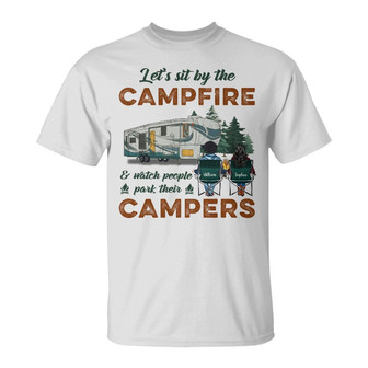 Watch People Park Their Camper Custom T-Shirt - Couple Gift - Thegiftio UK