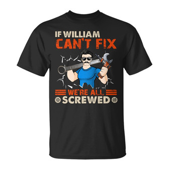 We're All Screwed Personalized T-Shirt - Gift for Dad - Thegiftio UK