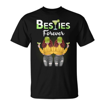 Wine Modern Besties Custom T-Shirt - Gift for Family - Thegiftio UK