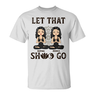 Yoga Partners For Life Custom T-Shirt - Mother Daughter Gift - Thegiftio UK