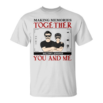 You And Me Making Memories Custom Hoodie - Gift for Couples - Thegiftio UK
