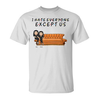You Can't Sit With Us Custom T-Shirt - Gift for Best Friends - Thegiftio UK