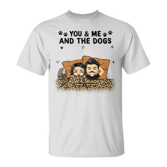You Me And The Dogs Custom Hoodie - Gift for Dog Lovers - Thegiftio UK