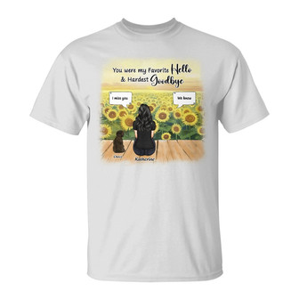 You We're My Favorite Hello Custom T-Shirt - Memorial Gift - Thegiftio UK