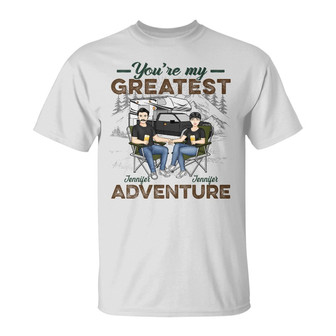 You're My Greatest Adventure Custom T-Shirt - Couples Gift - Thegiftio UK