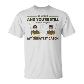 You're Still My Greatest Catch Custom Hoodie - Couples Gift - Thegiftio UK