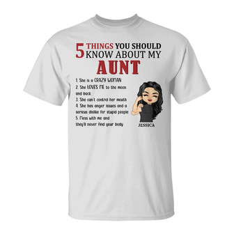5 Things You Should Know About Grandma Custom T-Shirt - Gift - Thegiftio UK