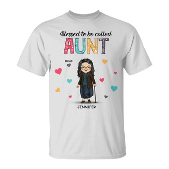 Blessed To Be Called Grandma Custom T-Shirt - Mother Gift - Thegiftio UK