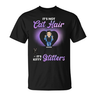 Cat Mom It's Not Cat Hair Custom T-Shirt - Gift for Mother - Thegiftio UK